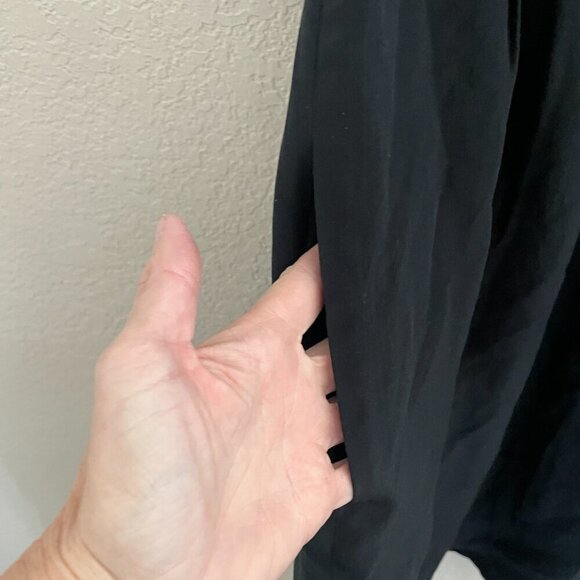 Madewell Black Silk Sleeveless Fit & Flare Dress Size 2 - Picture 3 of 5